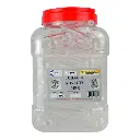 PIPE OIL BURNER 4INCH CLEAR 90CT JAR