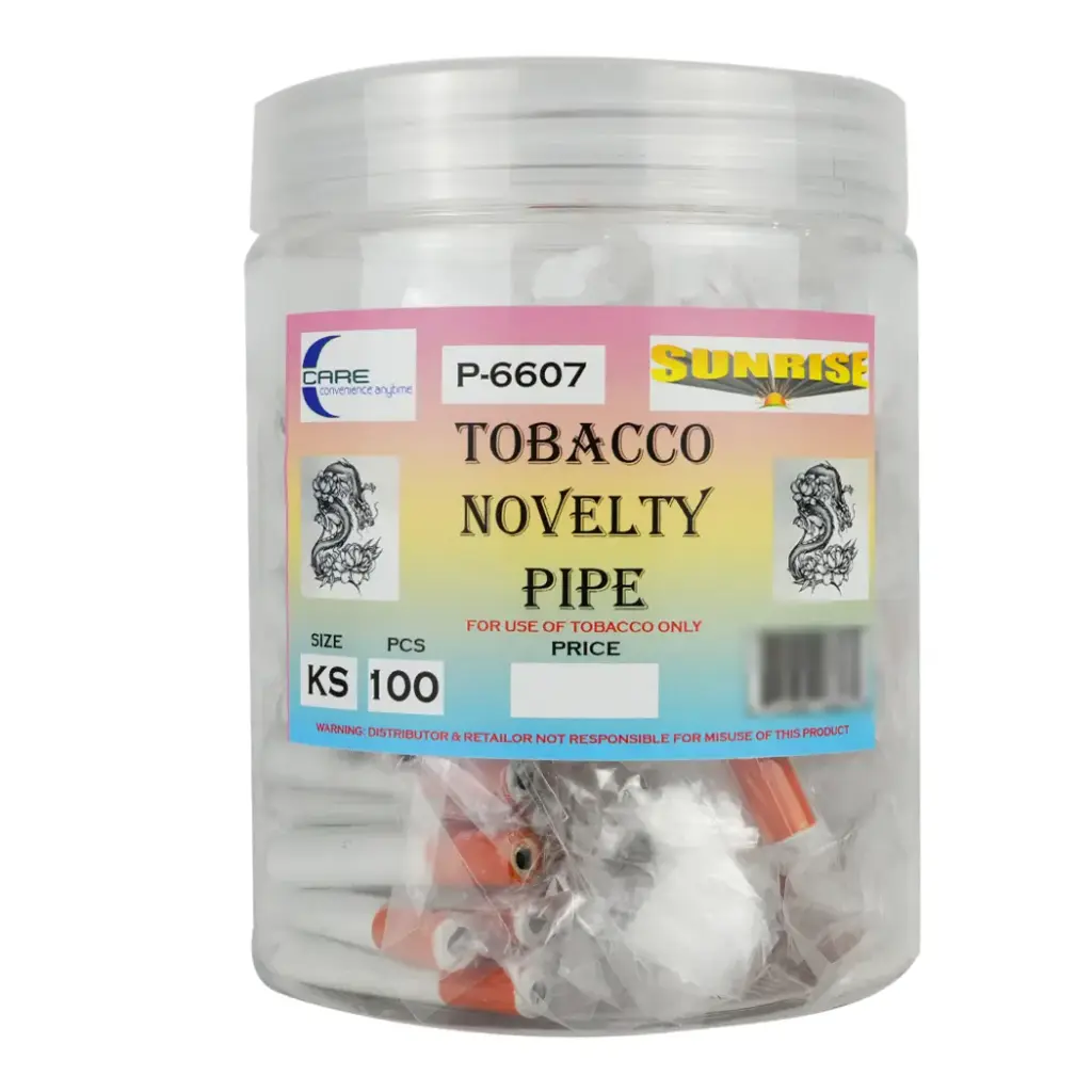 PIPE CIGARETTE KS 100CT JAR