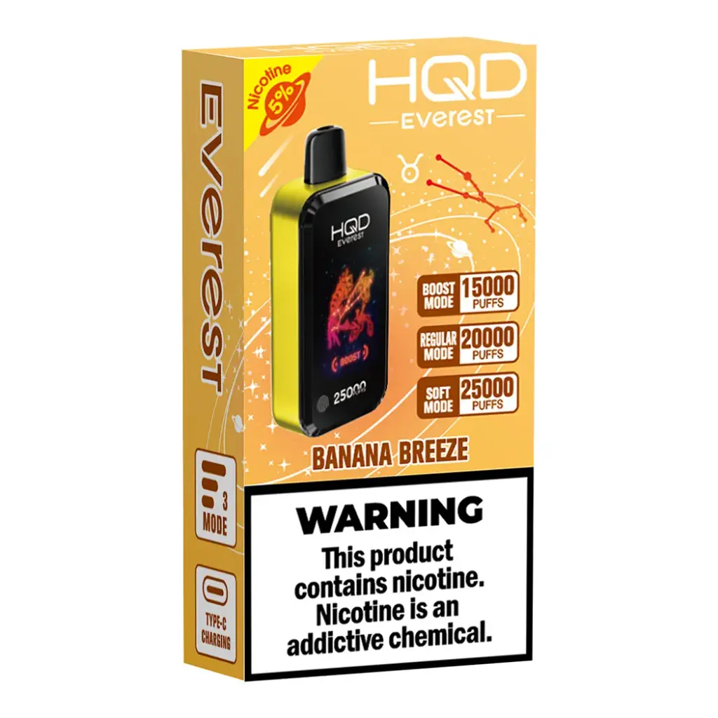 HQD CUVIE EVEREST 25K 5% 5PK DISPOSABLE