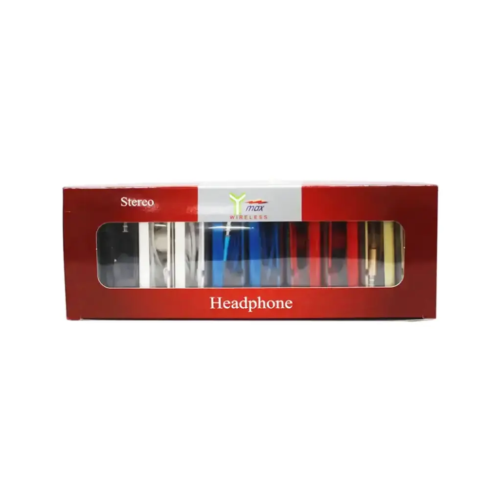 Y-MAX HEAD PHONE SINGLE WITH FOLDABLE HOOK 1 CT