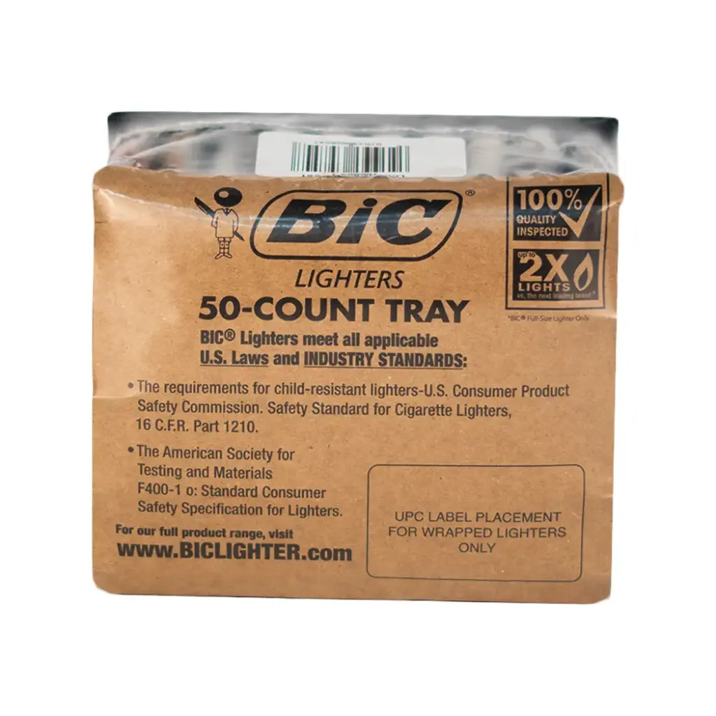 BIC PRINTED 50 CT