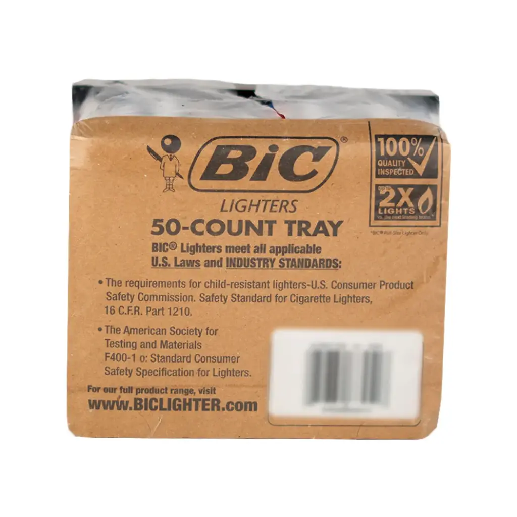 BIC PRINTED 50 CT INDULGENT