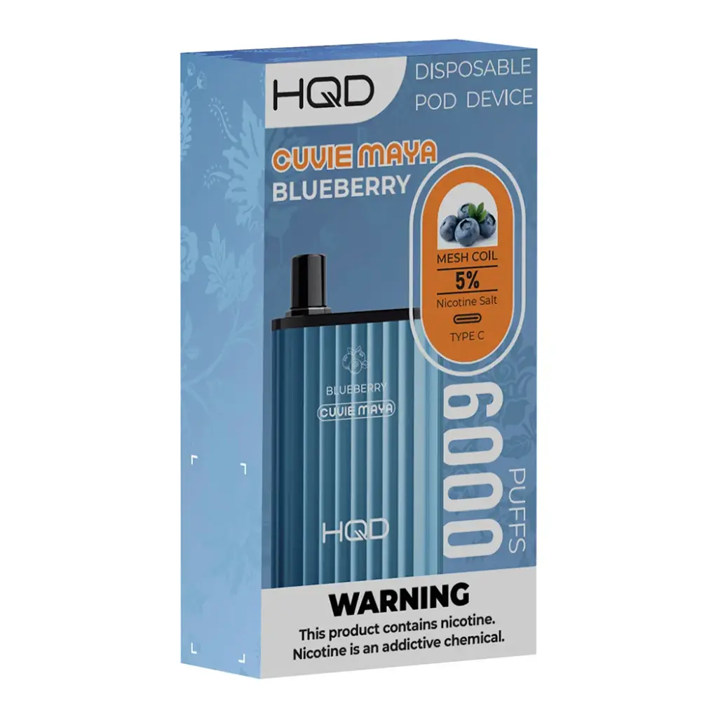 HQD MAYA 5% BLUE ENERGY 1X5PK DISPOSABLE (6000)