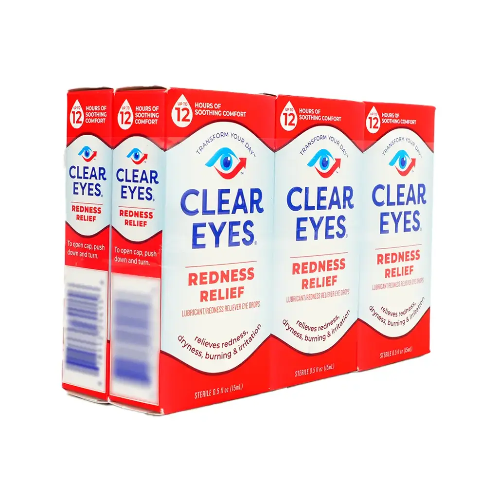 CLEAR EYES 0.5FL OZ - 6CT BOTTLE
