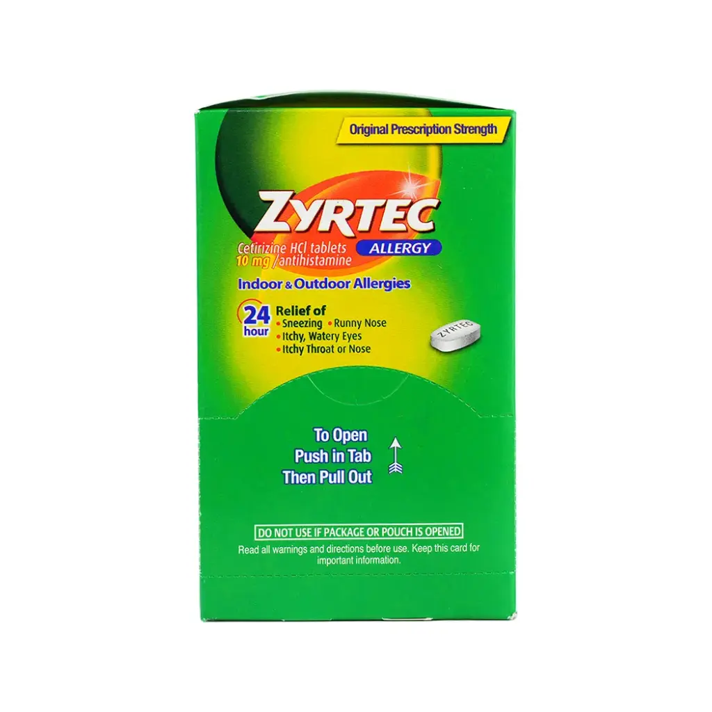 ZYRTEC DISPENSER 20 X 1'S