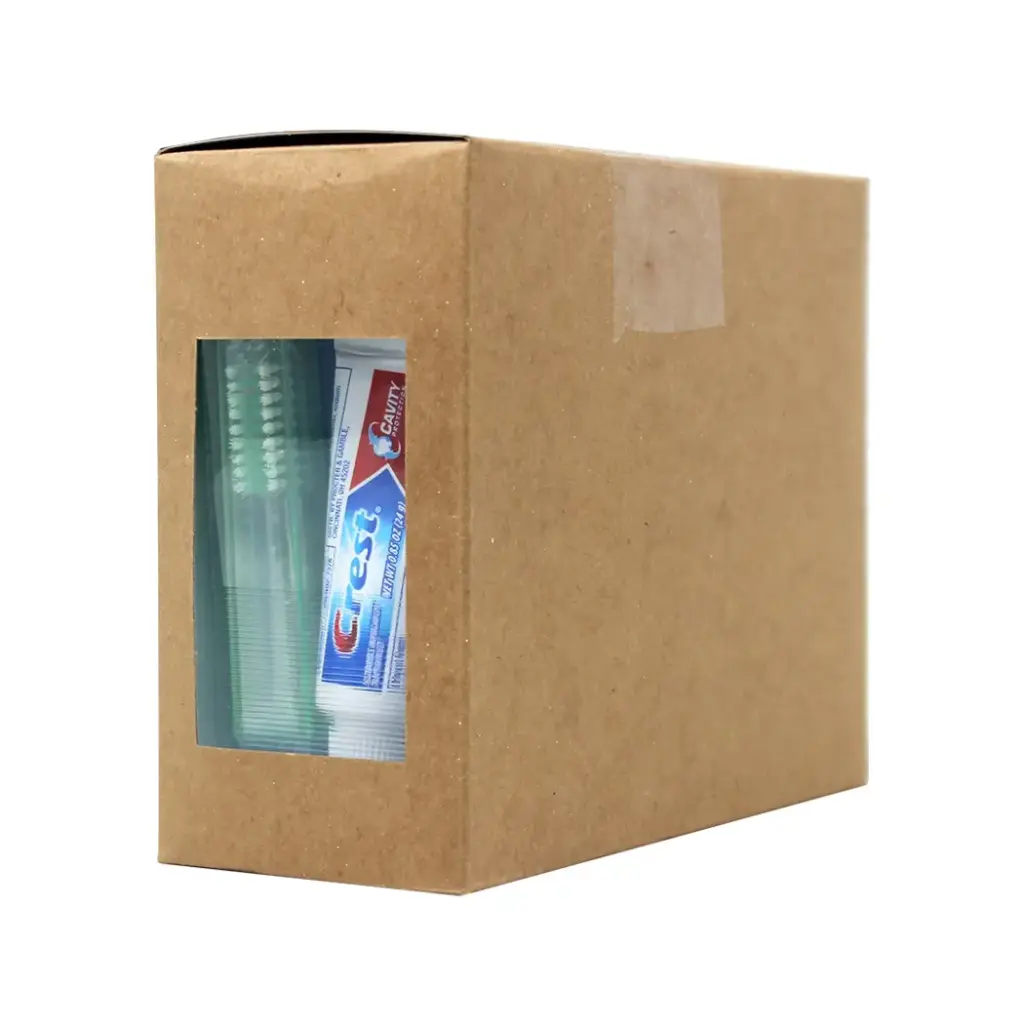 CREST TOOTHPASTE .85OZ W/ TRAVEL TOOTHBRUSH BLISTERED 6 X 1
