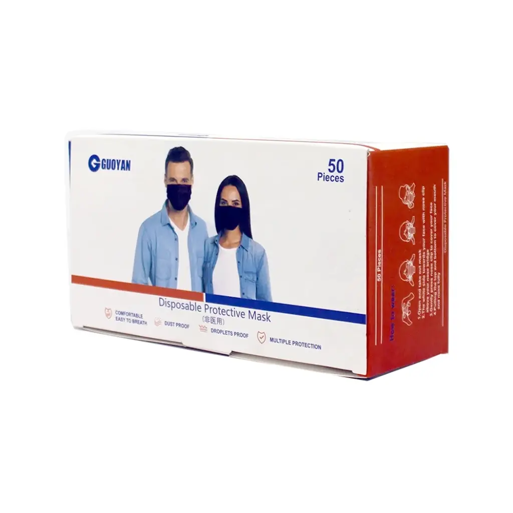 DISPOSABLE PROTECTIVE MASK 50CT