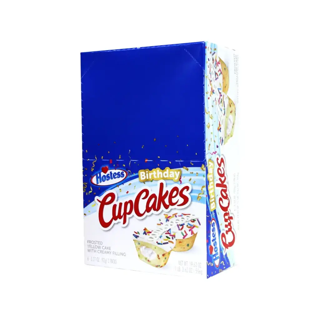HOSTESS CUP CAKES BIRTHDAY 6-3.27 OZ
