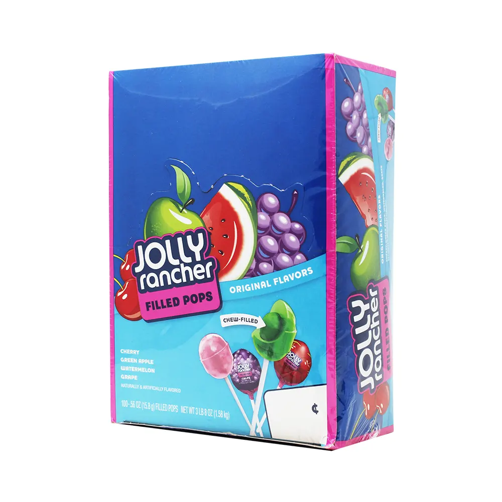 JOLLY RANCHER 100-.56OZ FILLED POPS