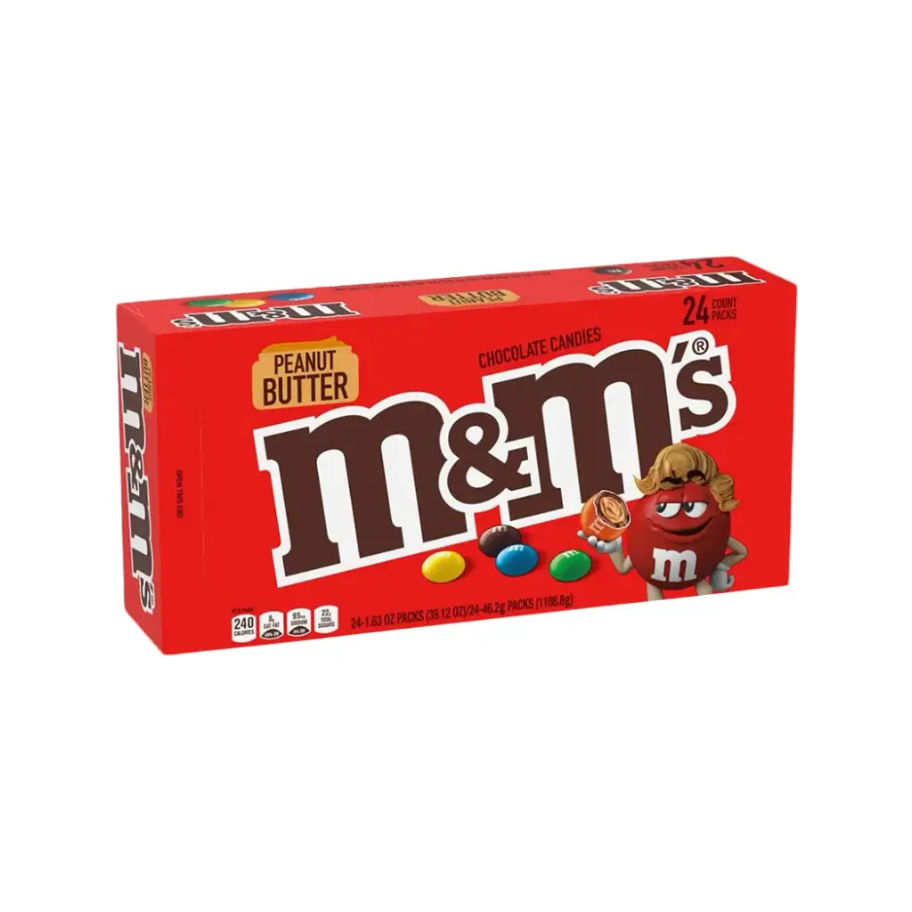 M&M 24-1.63 OZ PEANUT BUTTER