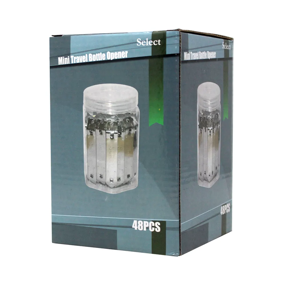 MINI TRAVEL BOTTLE OPENER 48PCS