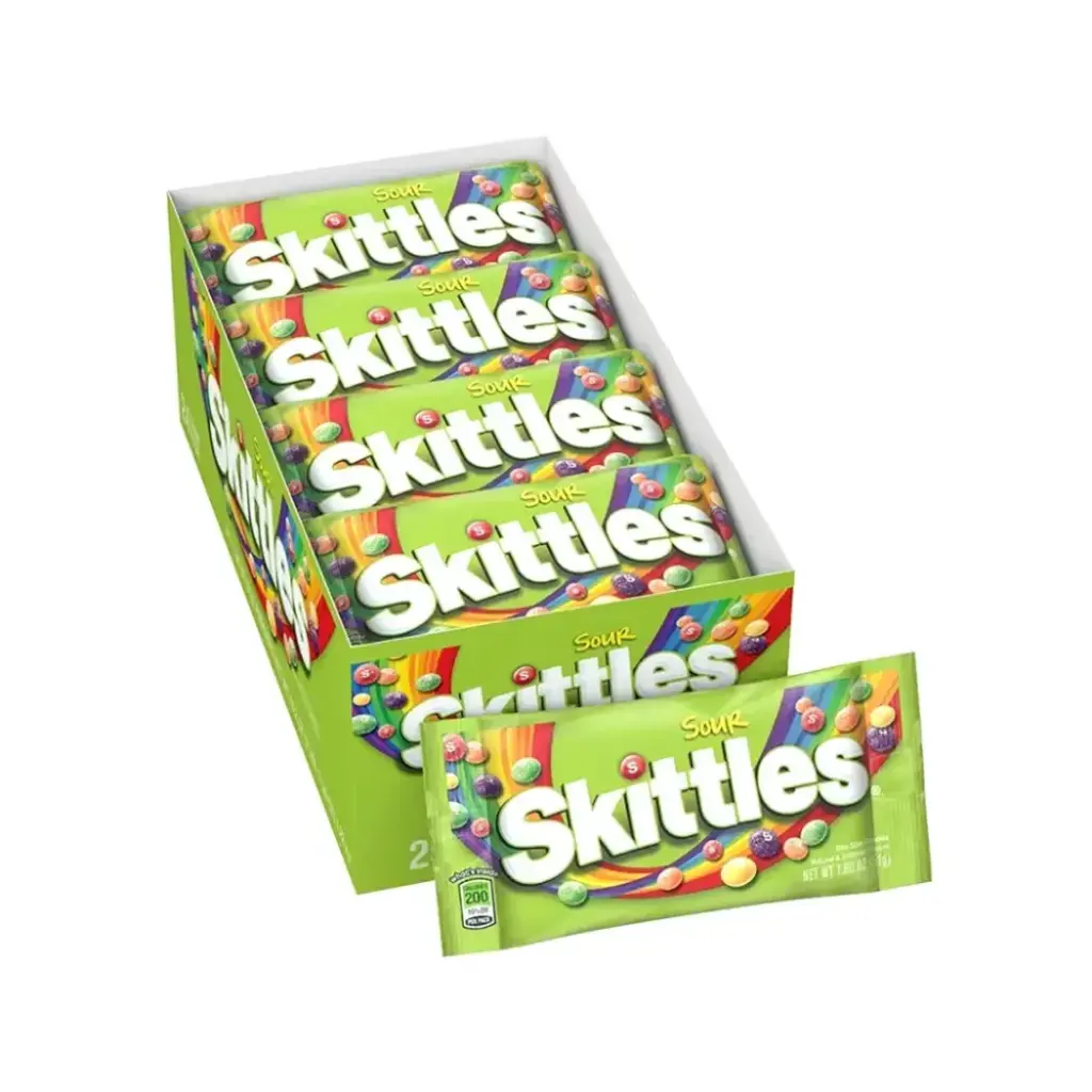 SKITTLES 24-1.8 OZ SOUR