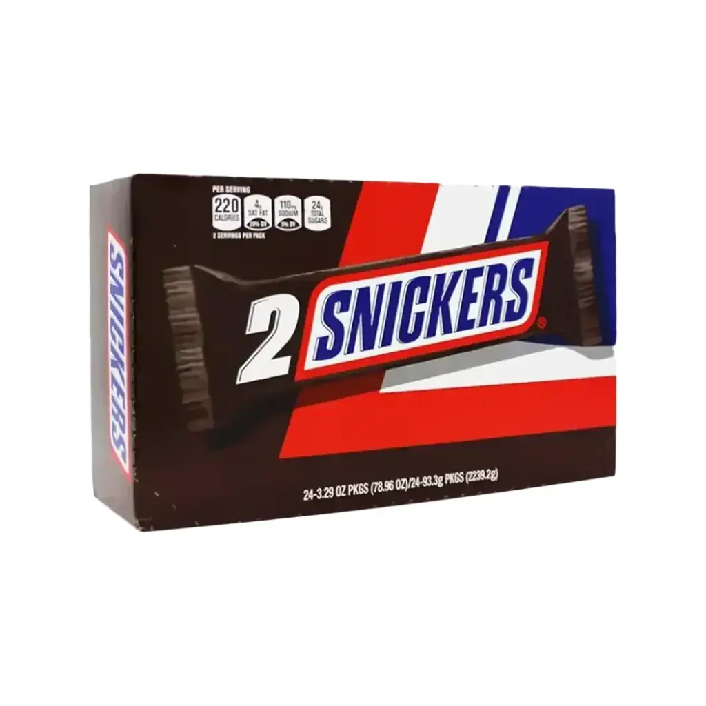 SNICKERS 24-3.29 OZ REGULAR 2 TO GO