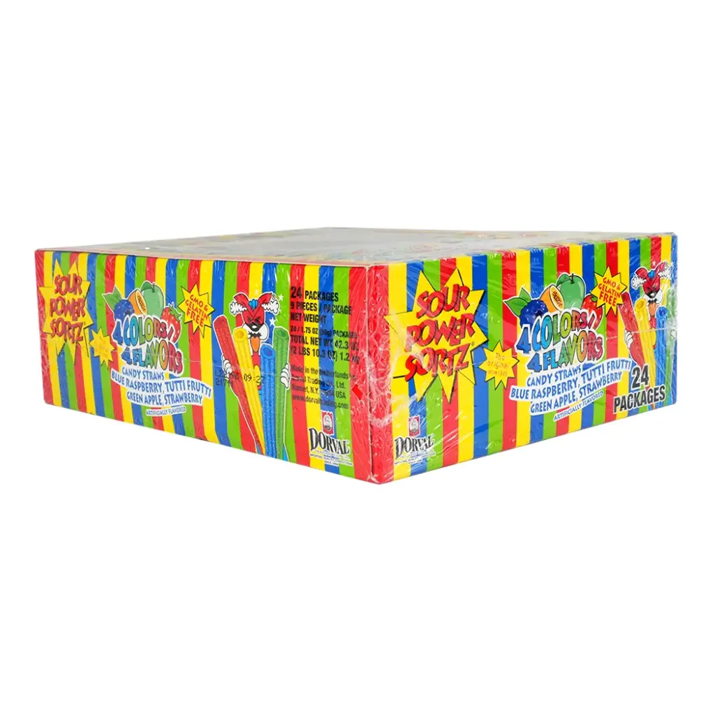 SOUR SUPER 24PK 4 COLOR 4 FLAVOR