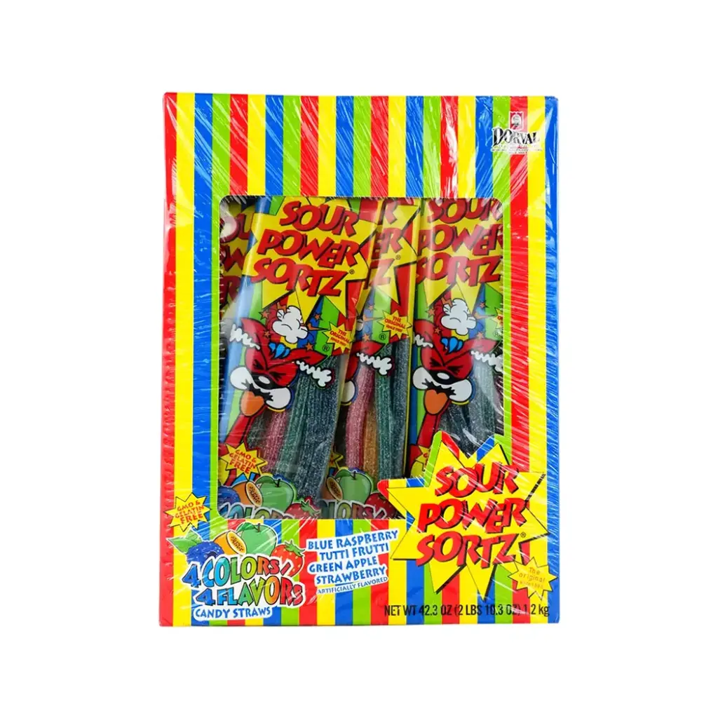 SOUR SUPER 24PK 4 COLOR 4 FLAVOR