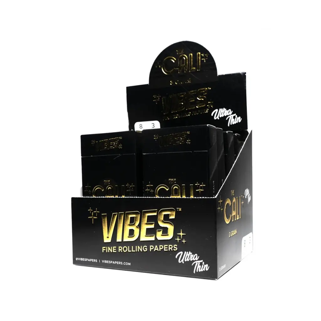 VIBES BLACK CALI 3GM 8 PACKS PER BOX