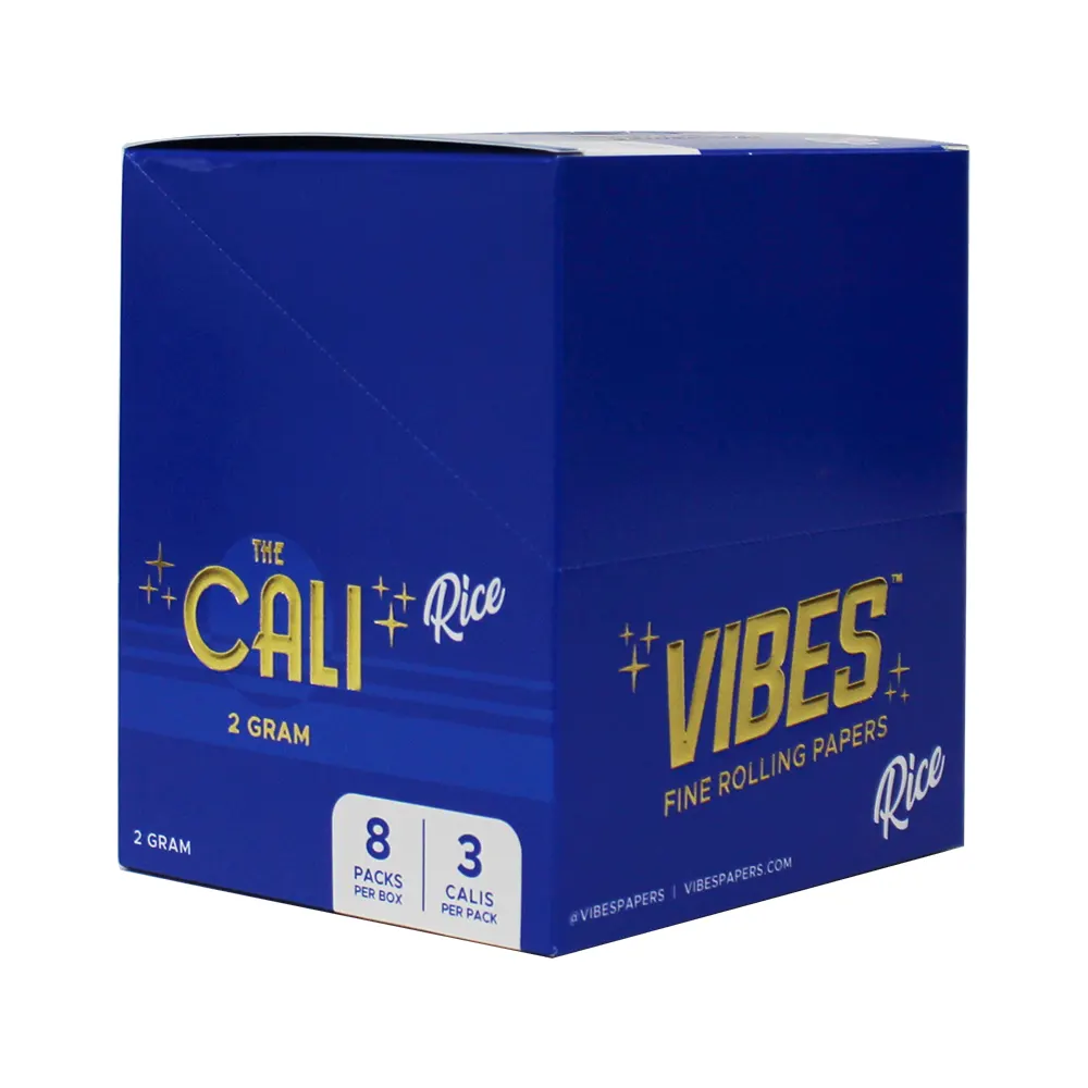VIBES BLUE CALI 2GM 8 PACKS PER BOX