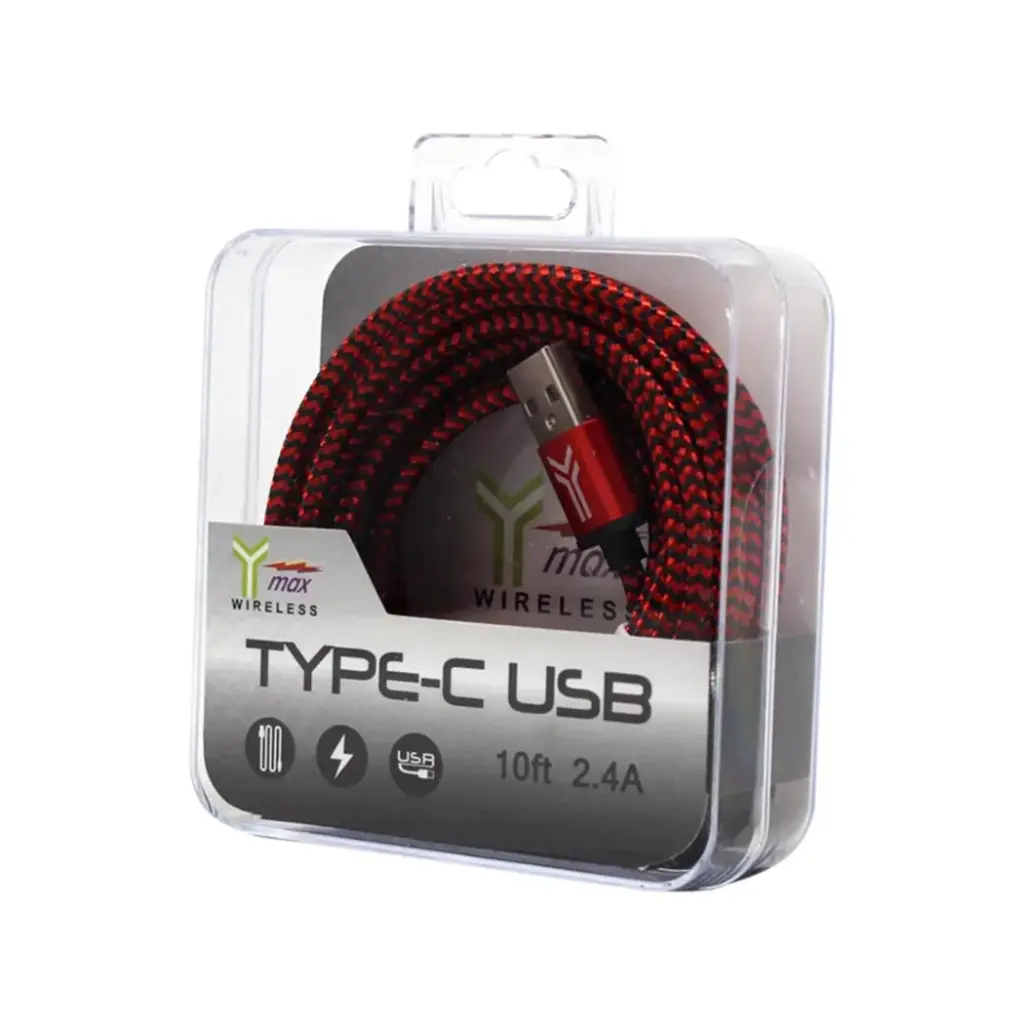 Y-MAX 10FT C TYPE CABLE 1CT