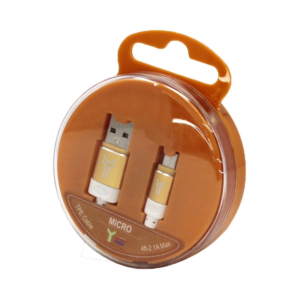 Y-MAX CIRCULAR MICRO USB CABLE 1CT