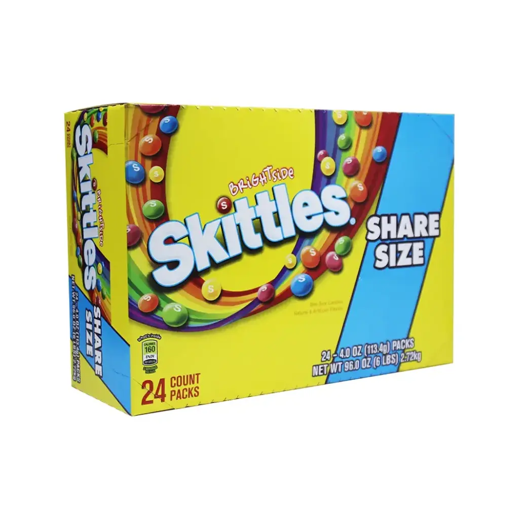 SKITTLES 24-4 OZ SHARE SIZE