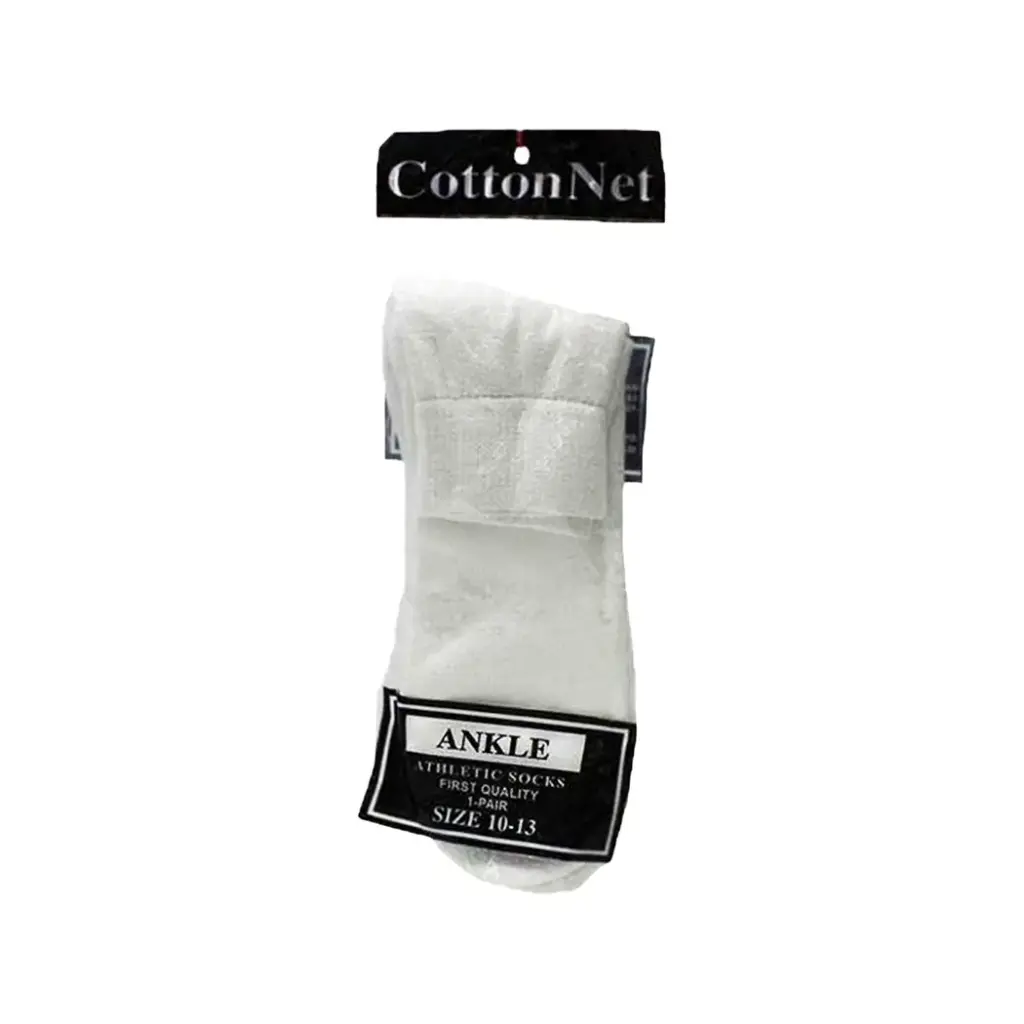SOCKS WHITE ANKLE