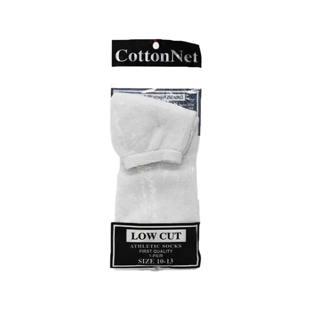 SOCKS WHITE LOW CUT