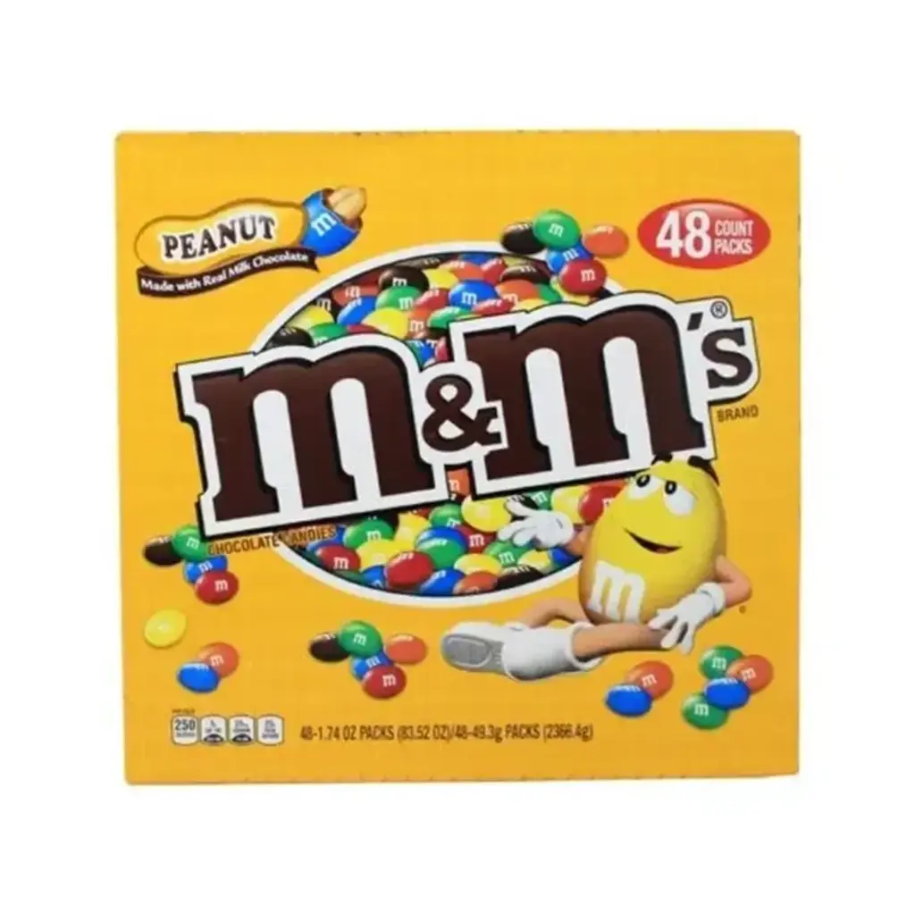 M&M 48-1.74OZ PEANUT