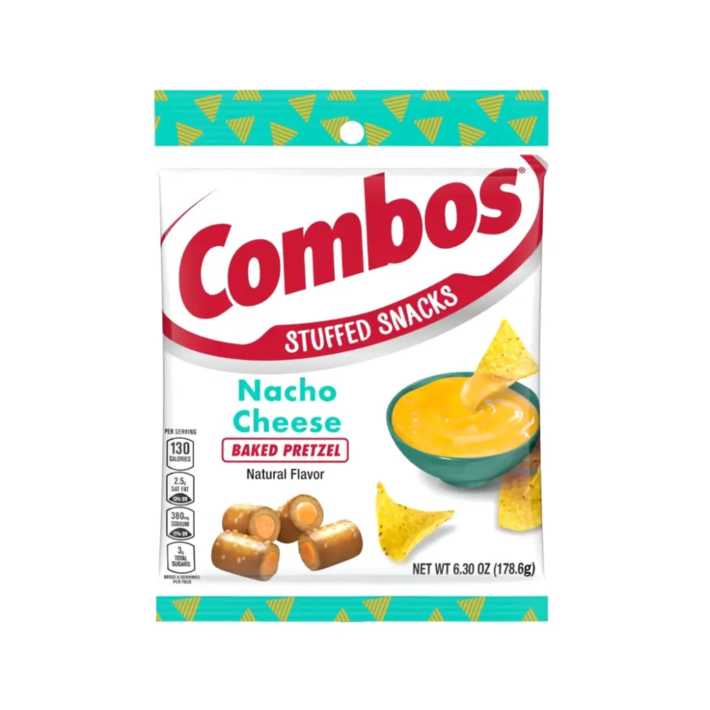 COMBOS NACHO CHEESE 6.3OZ BAG