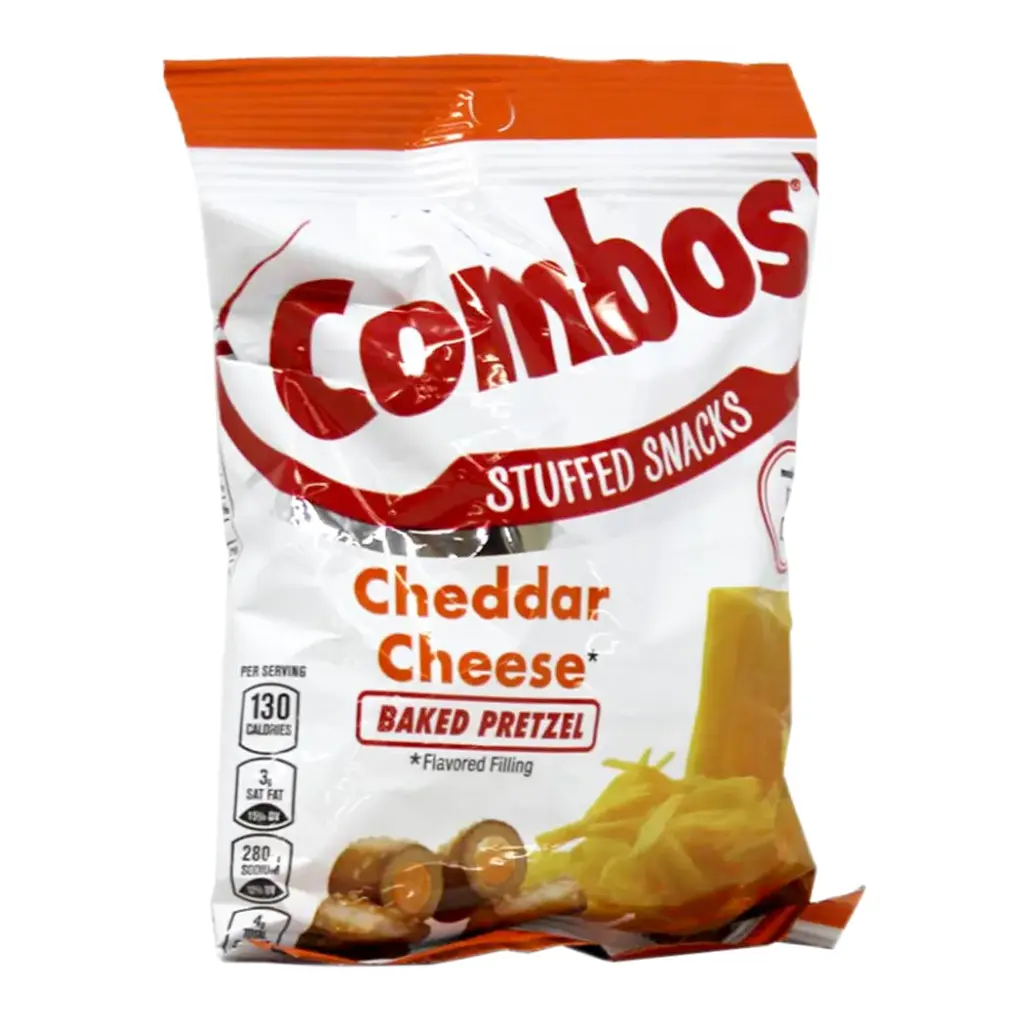 COMBOS CHEDDAR CHEESE PRETZEL 6.3OZ BAG