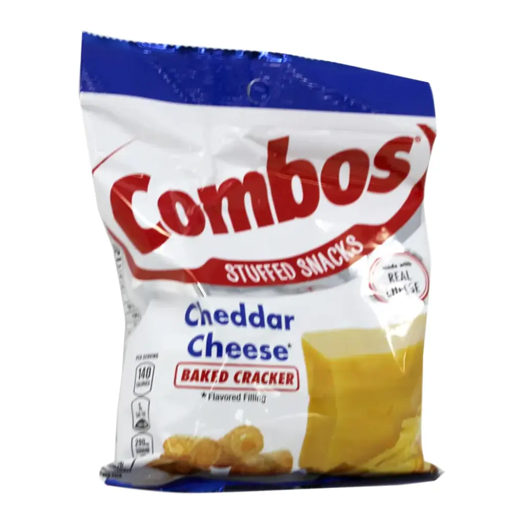 COMBOS CHEDDAR CHEESE CRACKER 6.3OZ BAG