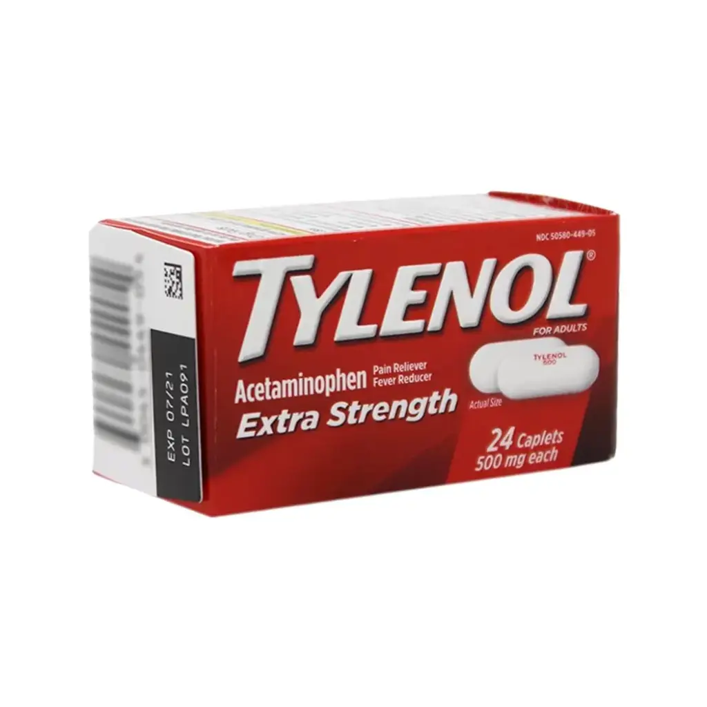 TYLENOL EXTRA STRENGTH 24 CAPLETS