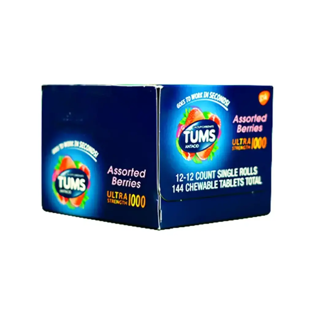 TUMS 12-12CT ASSORTED BERRIES ULTRA STRENGTH 1000