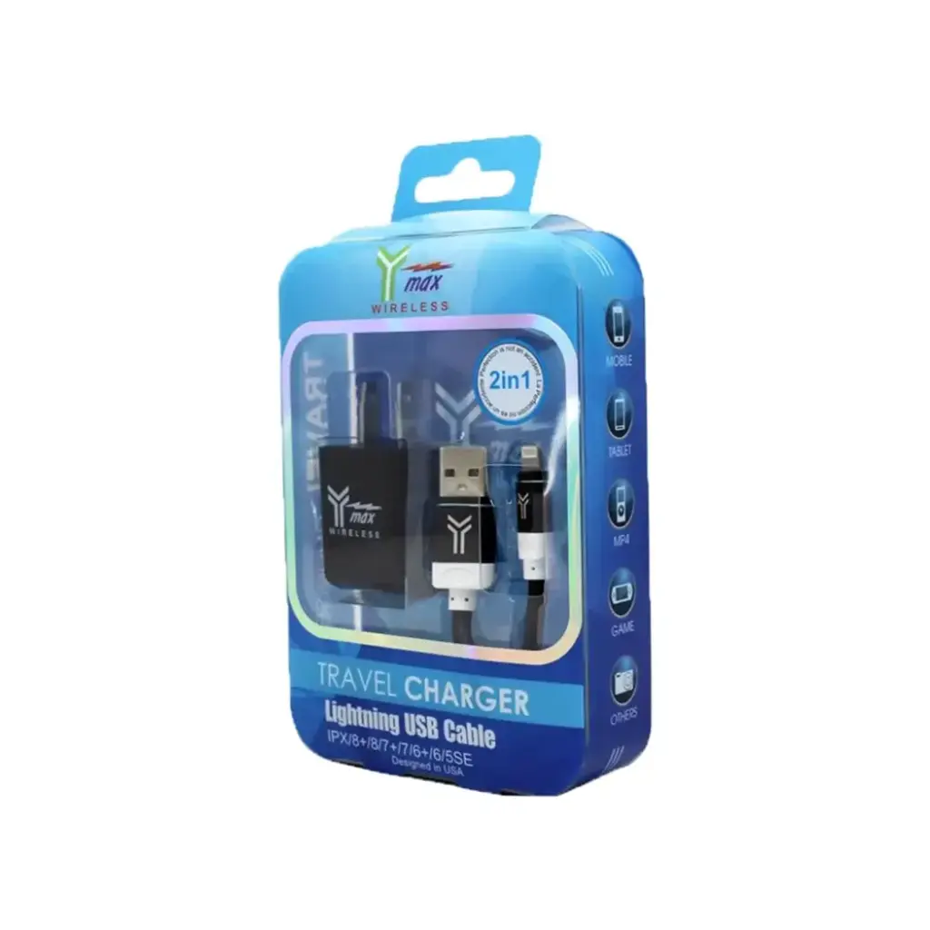 Y-MAX TRAVEL CHARGER IP6 IN BOX 1 CT