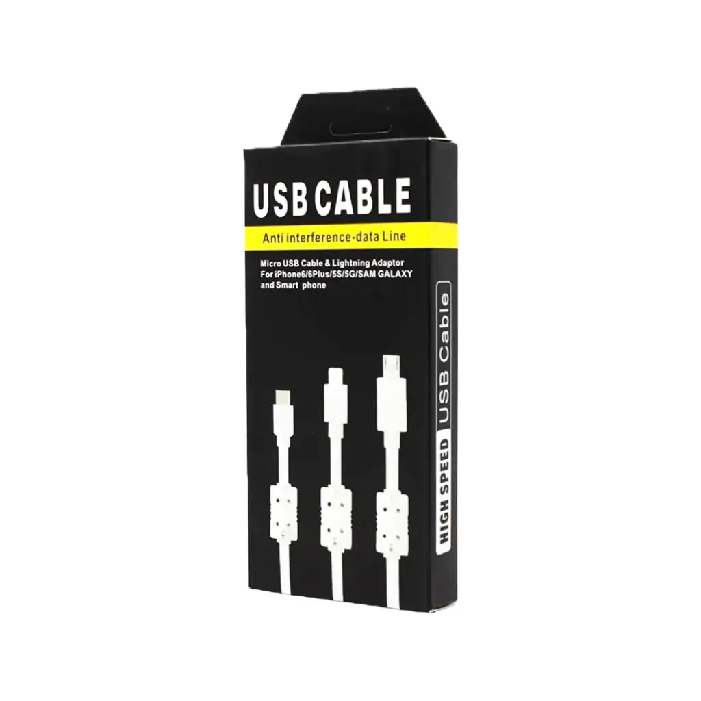 PHONE CHARGER BLACK BOX IPHONE
