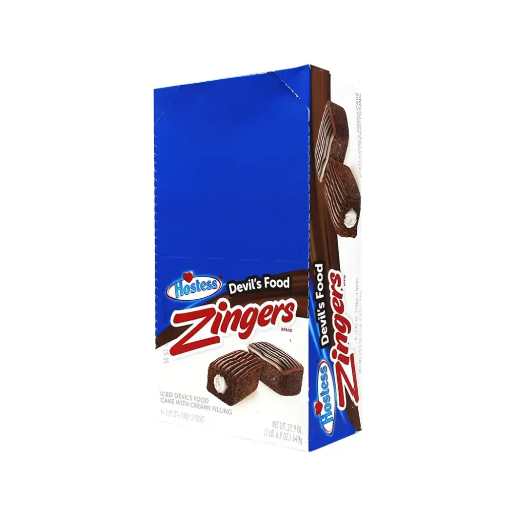 HOSTESS ZINGERS ICED CAKE 6-3.81OZ