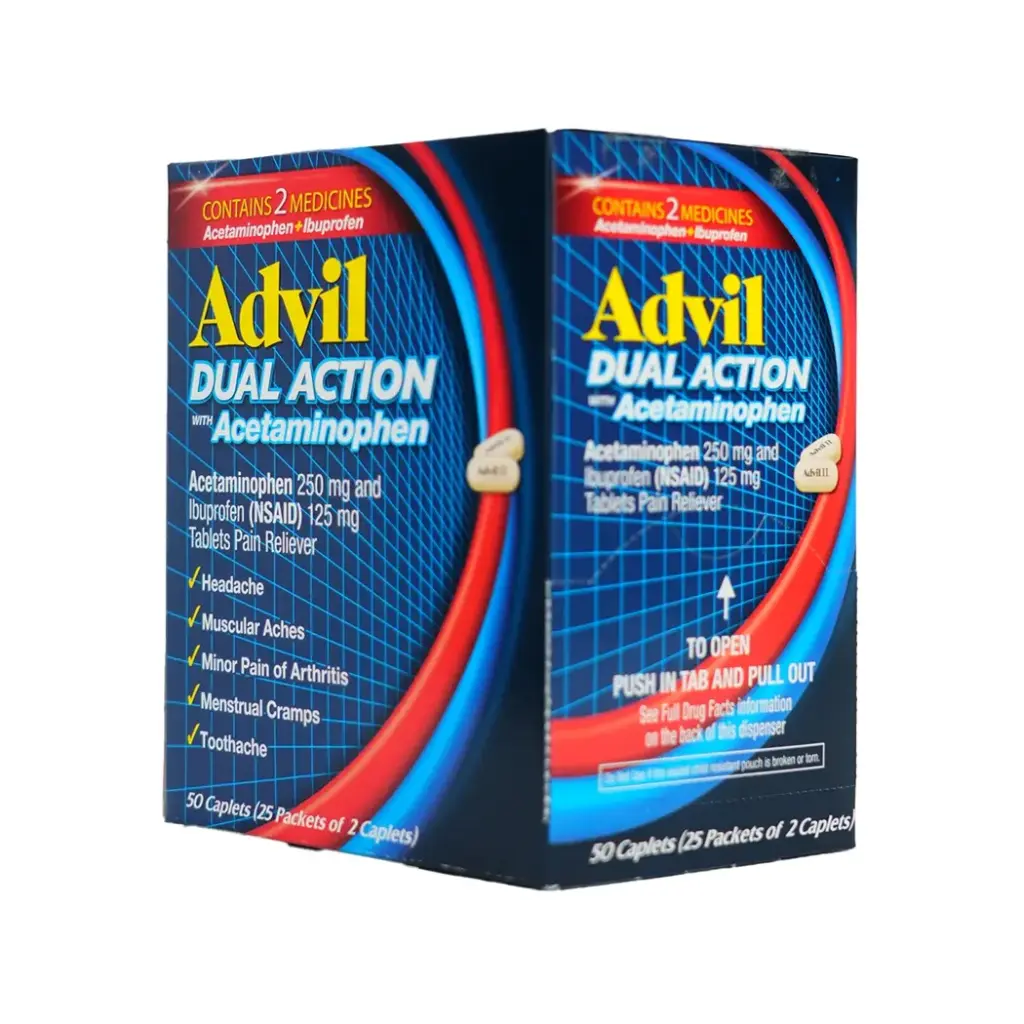 ADVIL DUAL ACTION DISPENSER 25 X 2'S