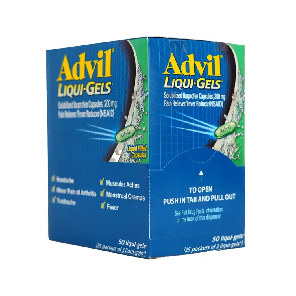 ADVIL LIQUIGEL DISPENSER 25 X 2'S