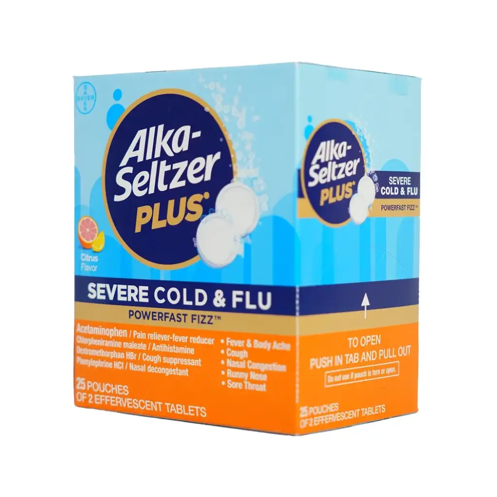 ALKA-SELTZER PLUS DISPENSER 25 X 2'S