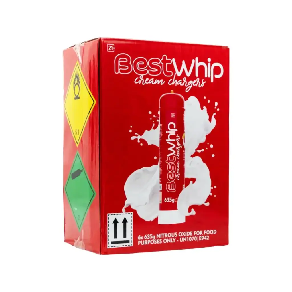 BEST WHIP 635GM CHARGER 6CT CASE (KITCHEN PURPOSE ONLY)