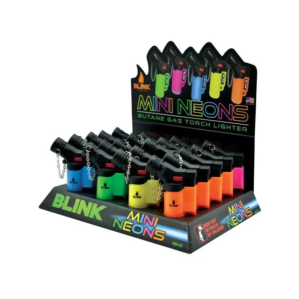 BLINK 20CT MINI NEON TORCH LIGHTER