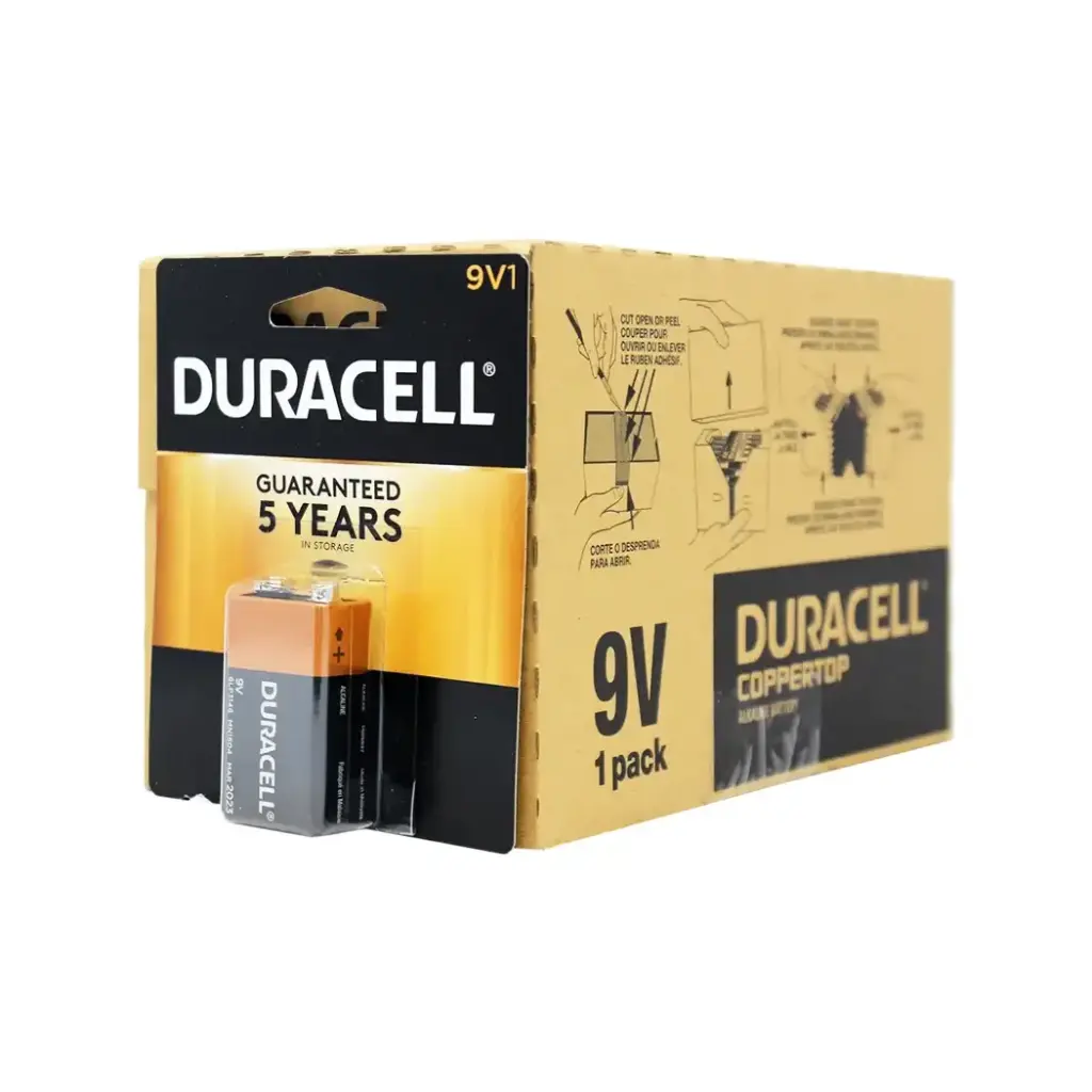 DURACELL 9V 12CT COPPER TOP