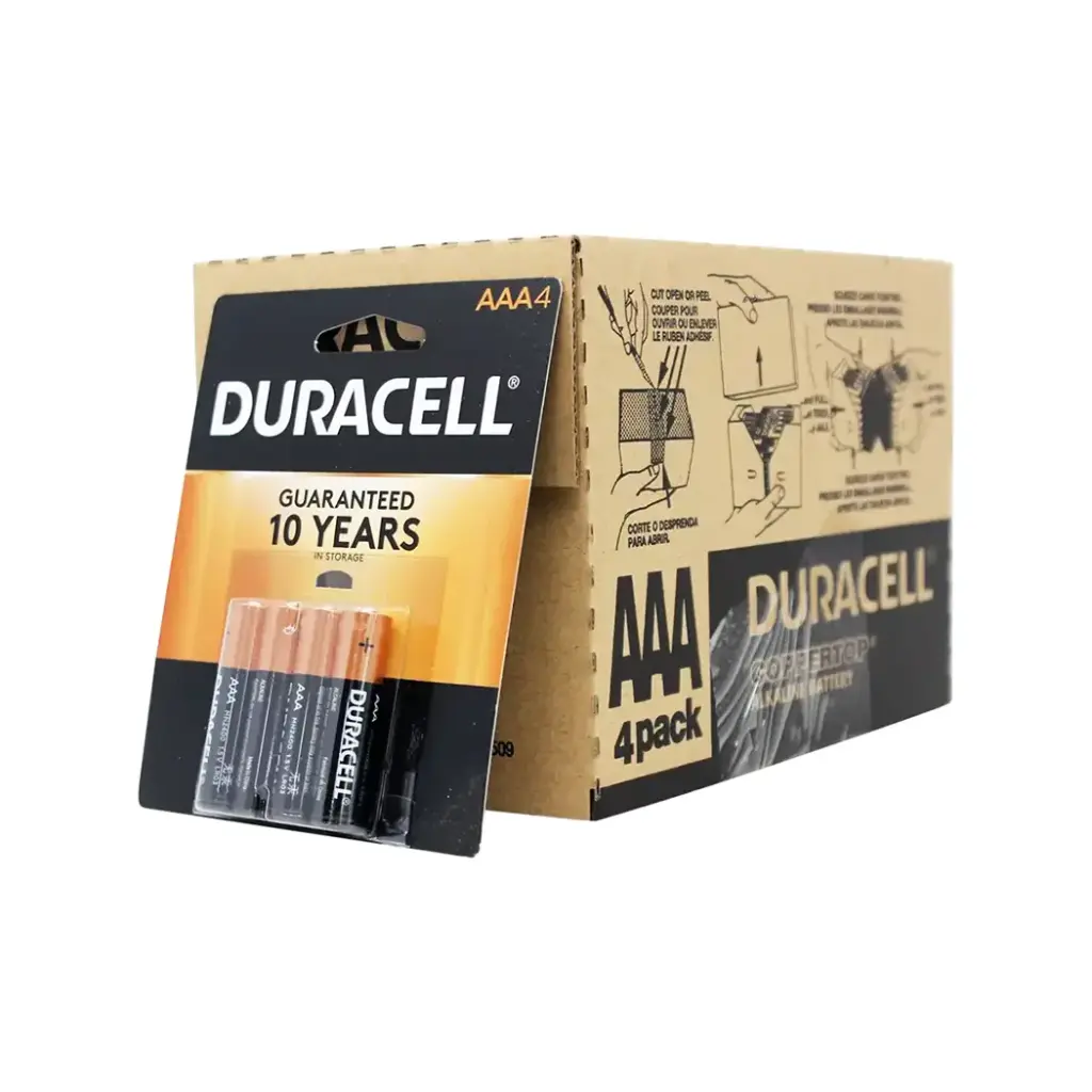 DURACELL AAA 4PK 18 CT COPPER TOP