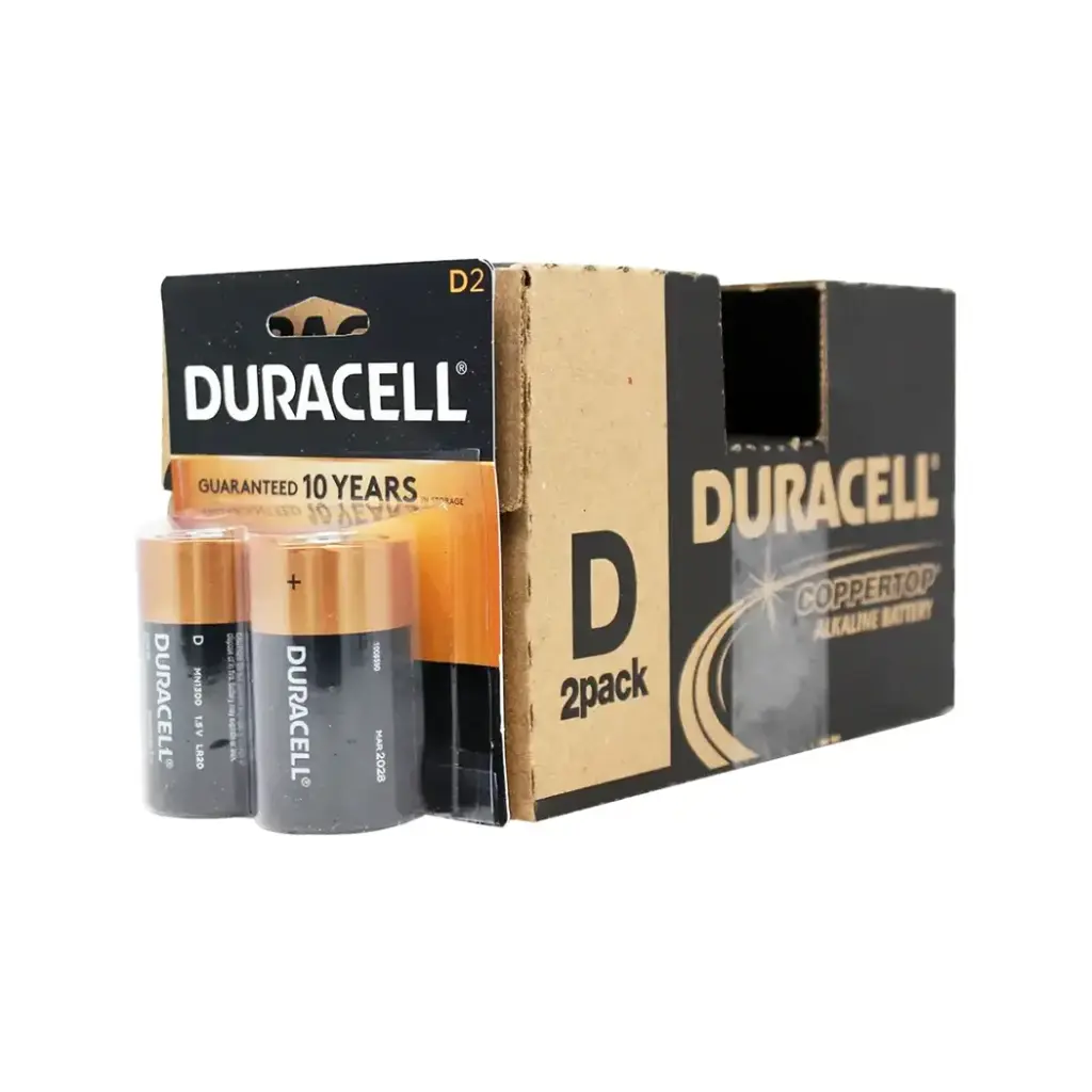 DURACELL D 2PK - 6 CT COPPER TOP