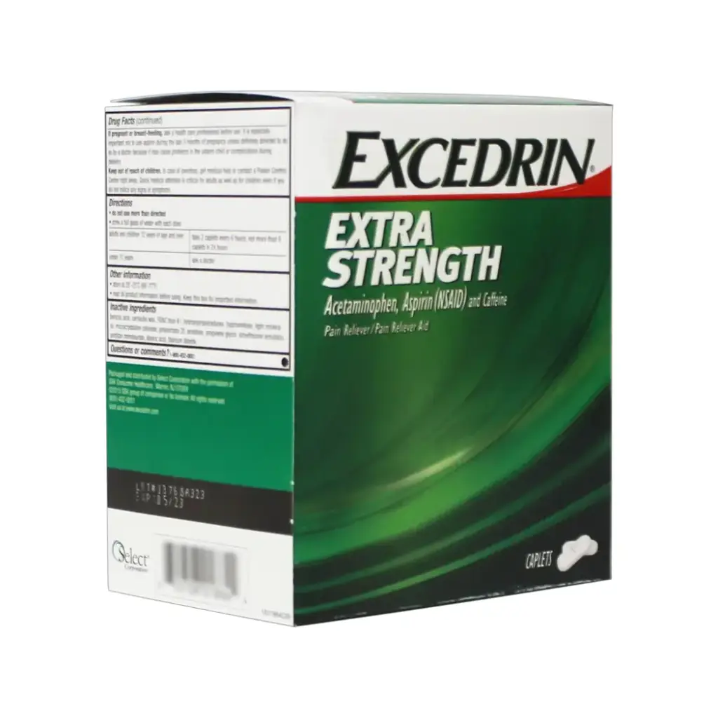 EXCEDRIN DISPENSER 25 X 2'S