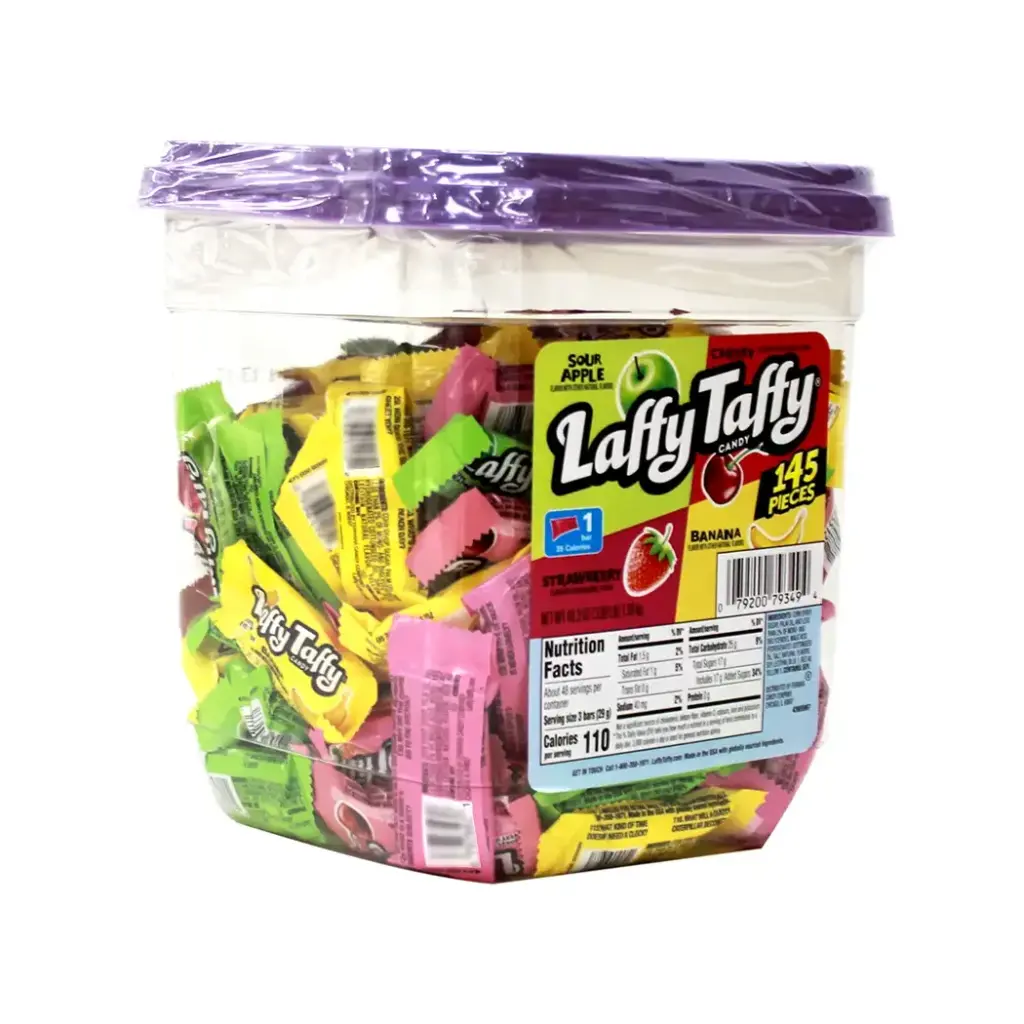 LAFFY TAFFY 145 PIECES MIX JAR