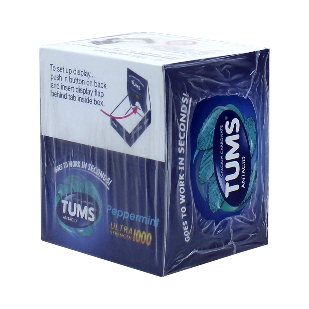 TUMS 12/12 CT BIG PEPPERMINT