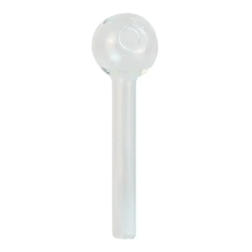 PIPE OIL BURNER 4INCH CLEAR 90CT JAR