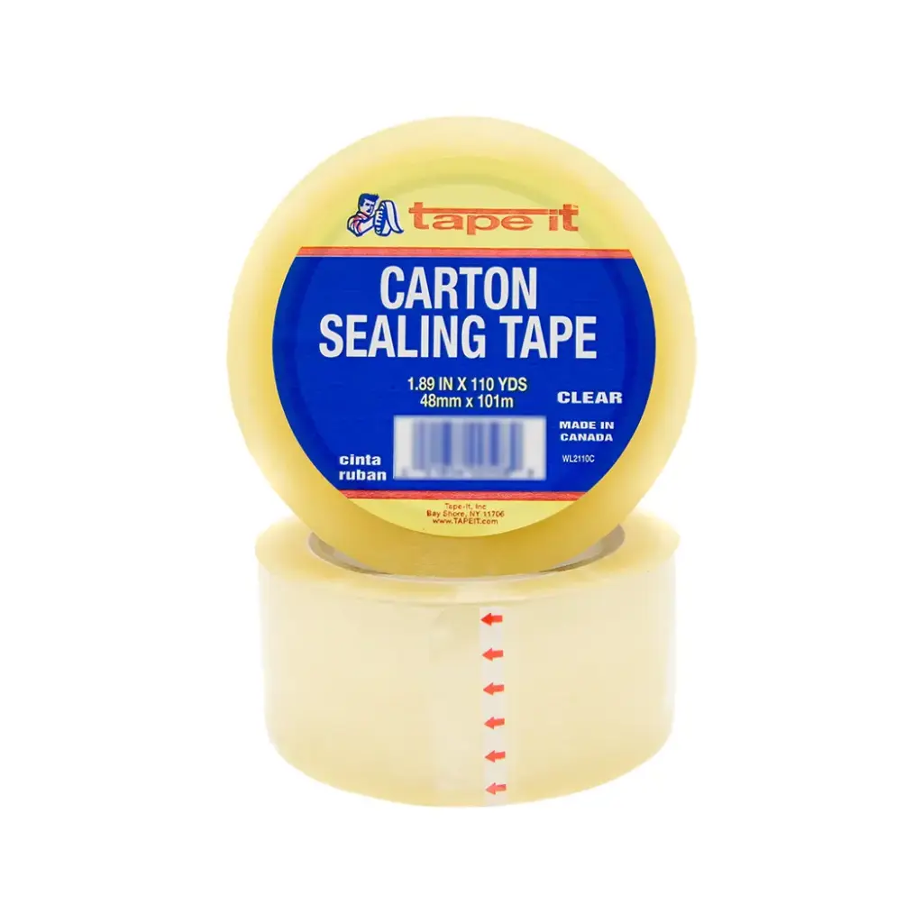 CARTON SEALING TAPE 1.89IN X 110 YDS CLEAR