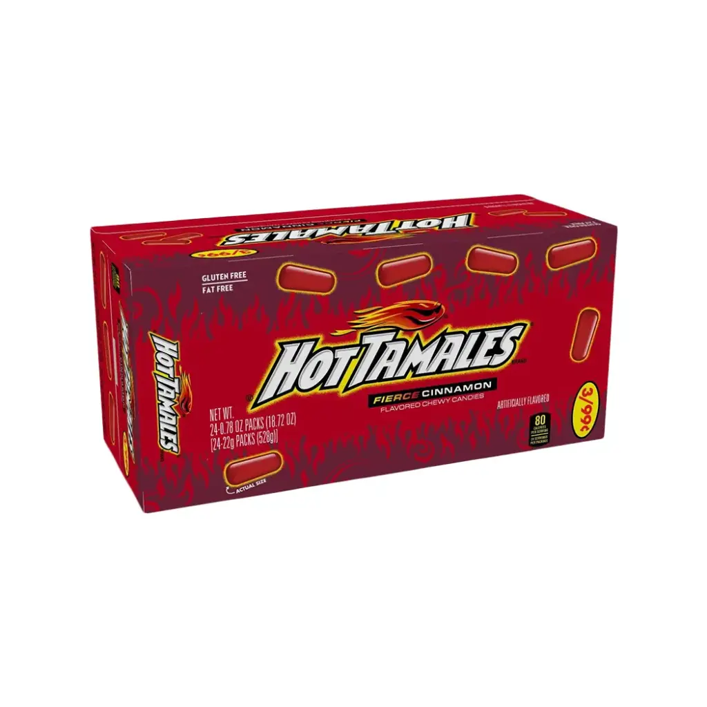 HOT TAMALES 24-0.78 OZ FIERCE CINNAMON
