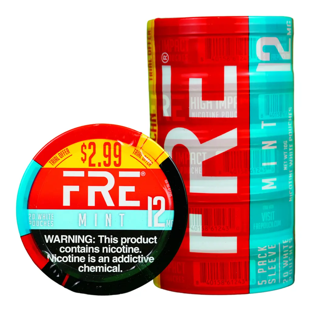 FRE 12MG MINT $2.99 5PK